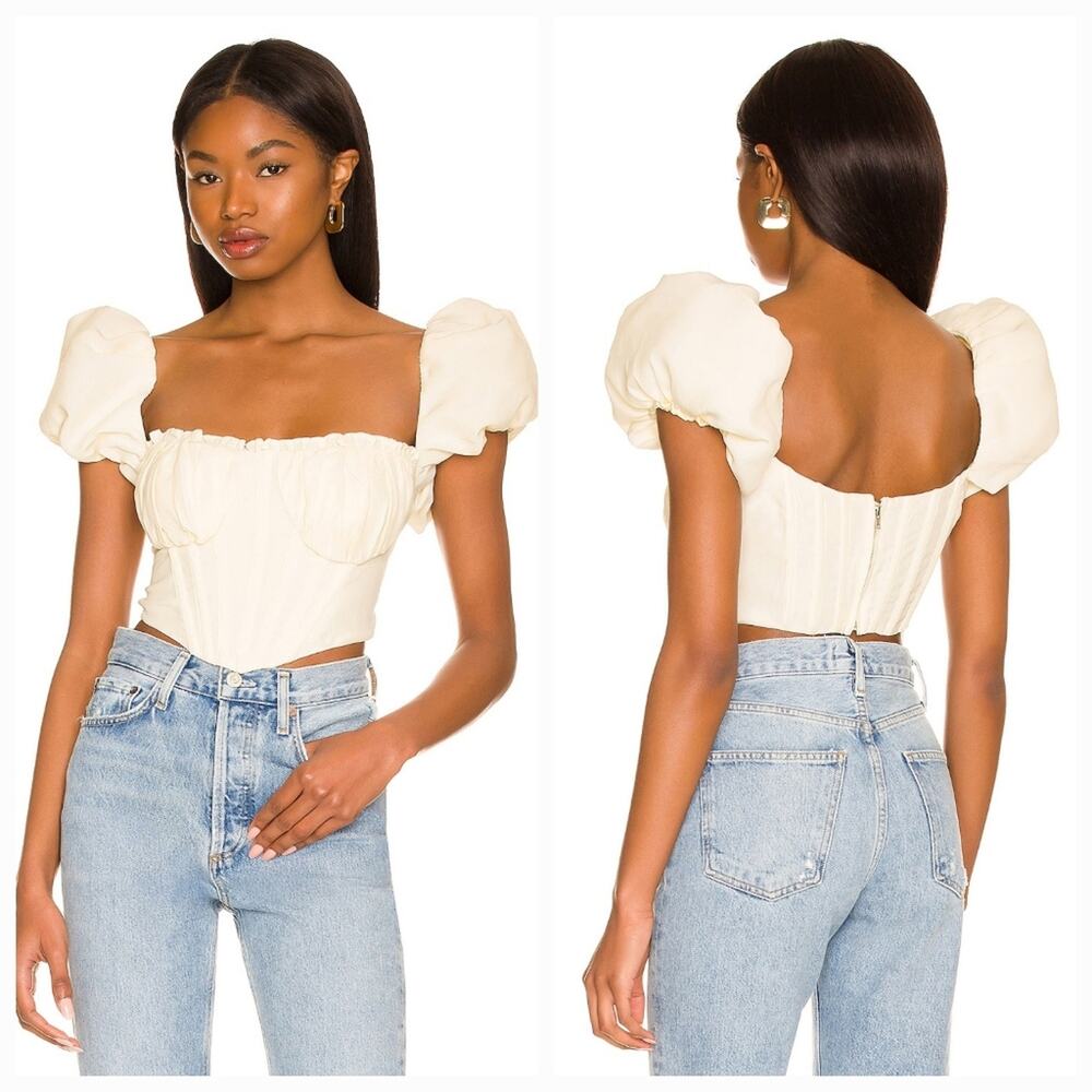 LPA Claudette Top in Ivory Large